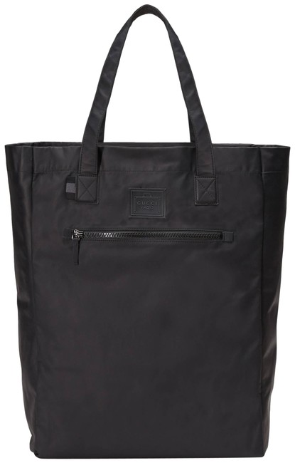 Gucci Tote Tote Black Leather Weekend Travel Bag