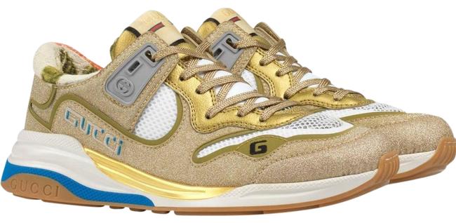 Gucci Ultrapace Golden Sneakers