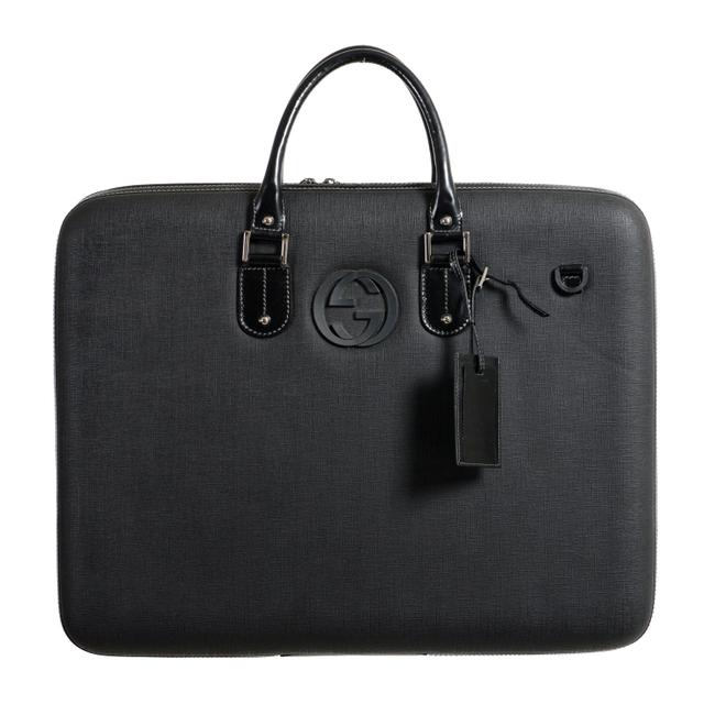 Gucci Unisex Leather Suitcase Black Shoulder Bag
