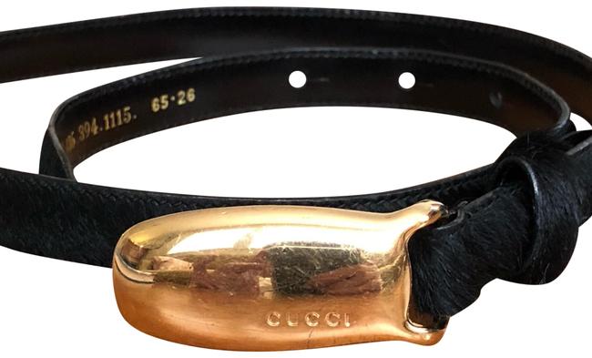 Gucci Vintage Calf Hair Belt