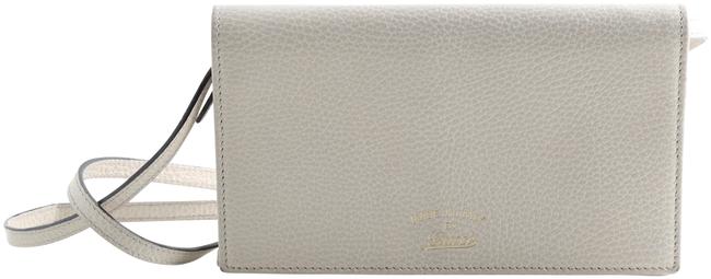 Gucci Wallet White Leather Cross Body Bag