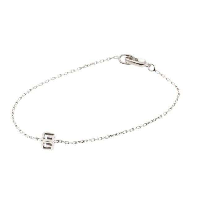 Gucci White G Cube K18 Gold Ladies Bracelet