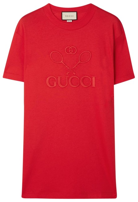 Gucci XS Logo Embroidered Tee Shirt 2 XS
