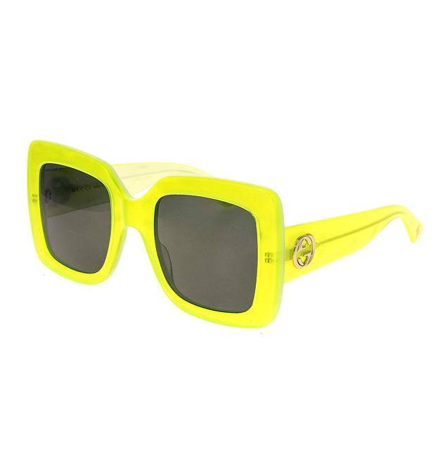 Gucci Yellow Gg0083s 0083s 005 Oversized Sunglasses