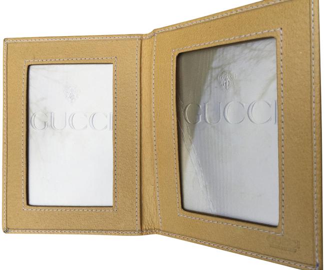 Gucci Yellow Leather Photo Wallet