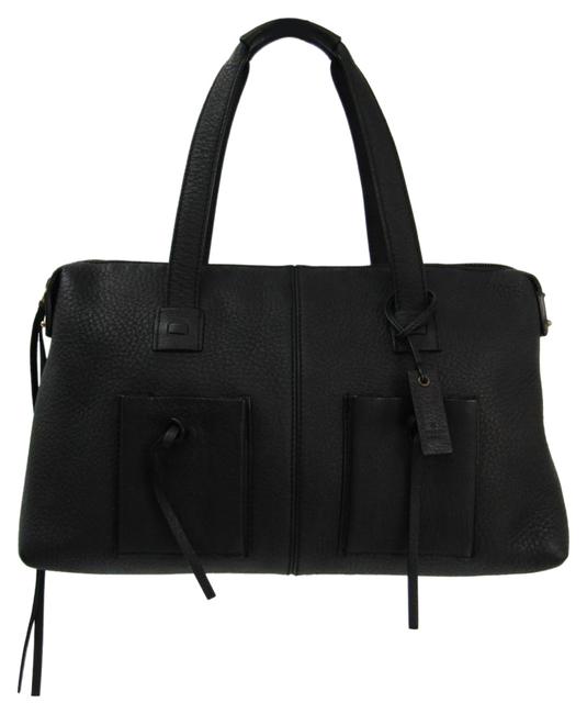 Gucci 109132 Unisex Handbag Black Leather Satchel