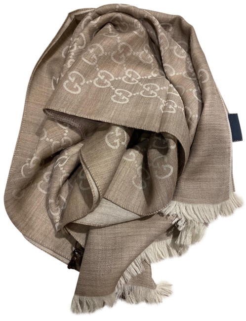 Gucci Beige 70 200cm Scarf Wrap