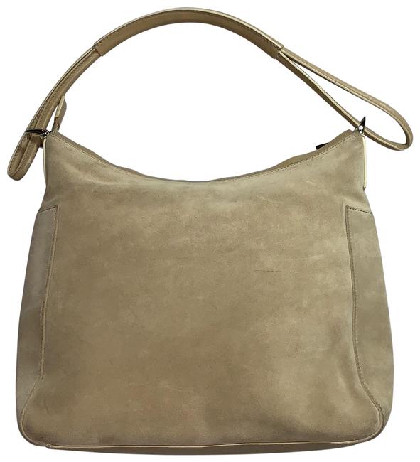 Gucci Beige Sueded Leather Hobo Bag