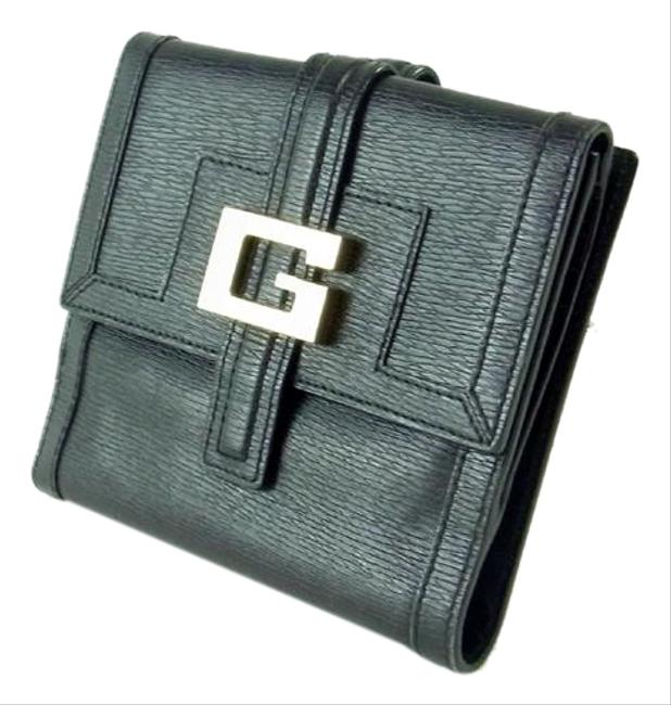 Gucci Black Leather Double sided Ladies Cute Wallet