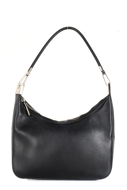 Gucci Black Leather Shoulder Bag