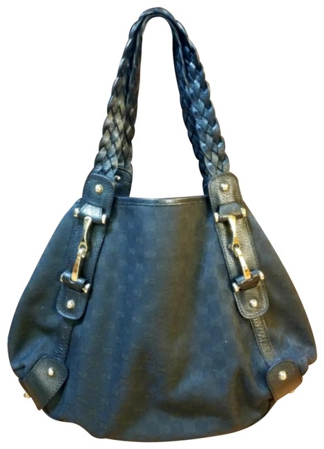 Gucci Black Leather Tote