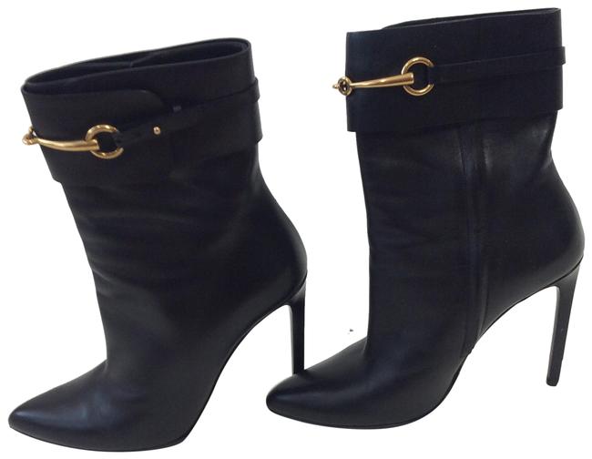Gucci Black Lifford Nero Boots BootiesUS 10