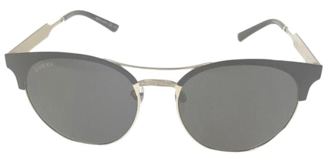 Gucci Black Metalo 0075 Sk Dark Lens #461658 Sunglasses
