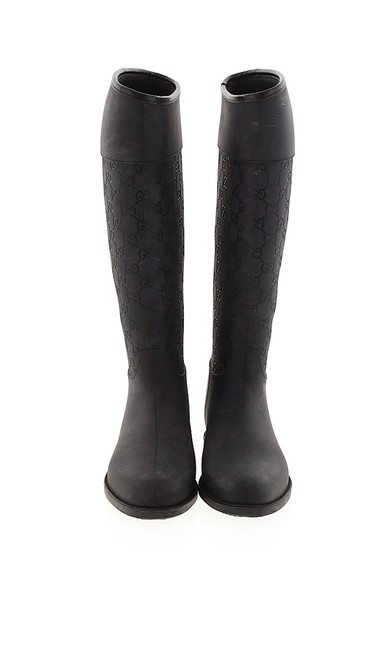 Gucci Black Rain *like New Boots Booties 