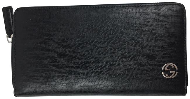 Gucci Black Shanghai Leather with Zip Wallet