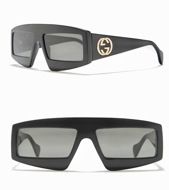 Gucci Black Shield Sunglasses