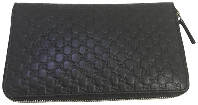 Gucci Brown Gg Leather Wallet