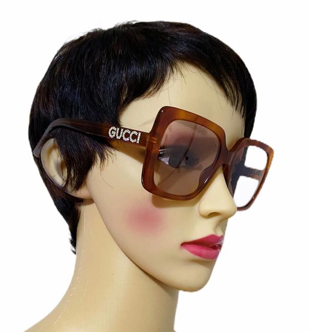 Gucci Brown Gg0418s 54mm Oversized Sunglasses