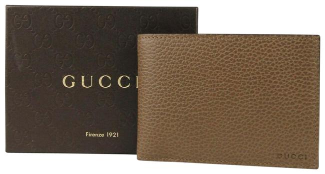 Gucci Brown Leather Bi fold with Coin Pocket 292534 2527 Wallet