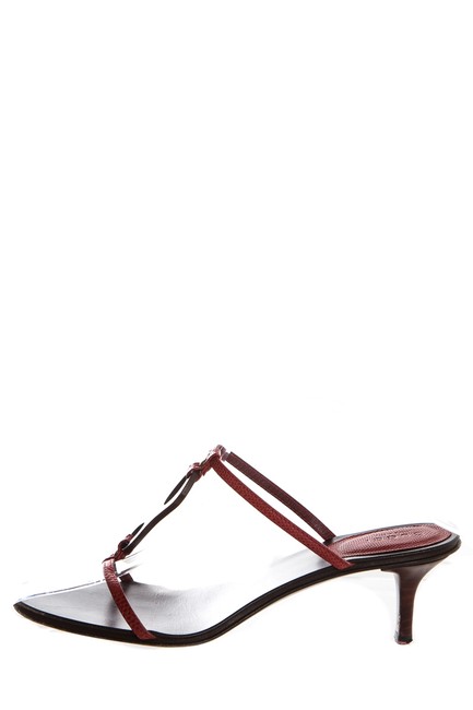 Gucci Brown Leather Sandals