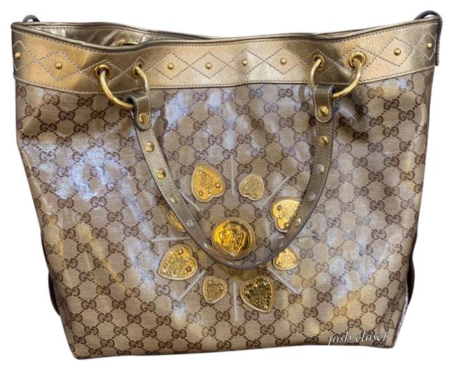 Gucci Brown Pvc Tote