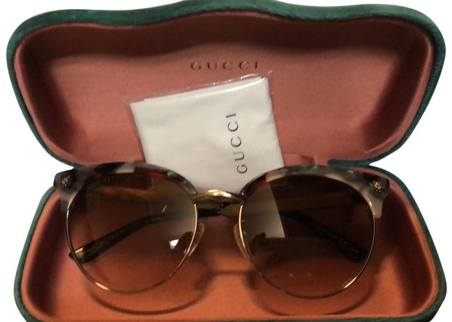 Gucci Brown Scroll Design Sunglasses