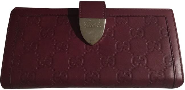 Gucci Burgundy Double G Bifold Wallet