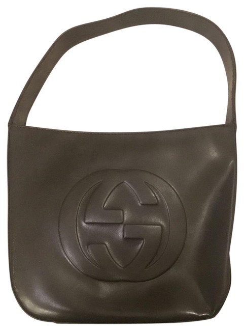 Gucci Bag Coated Mini Brown Leather Tote
