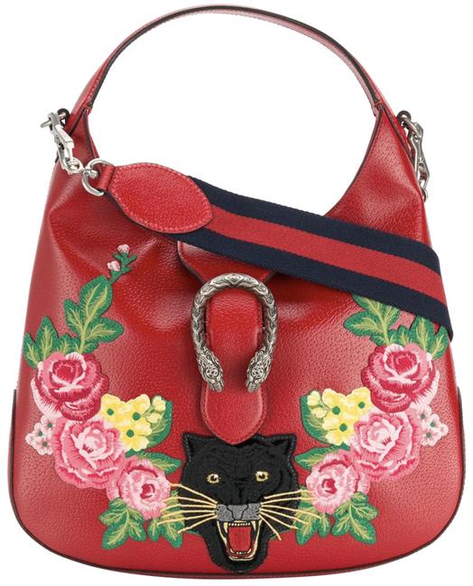 Gucci Dionysus Hobo Red Leather Tote