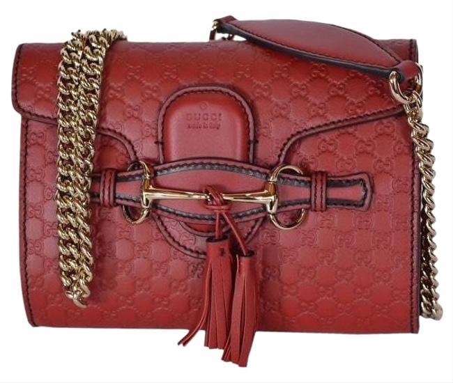 Gucci Emily Small Red Shoulder Bag