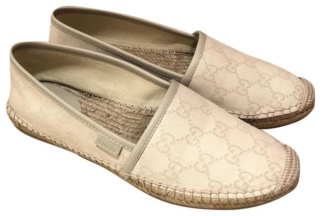 Gucci Gg Canvas Espadrille Flats