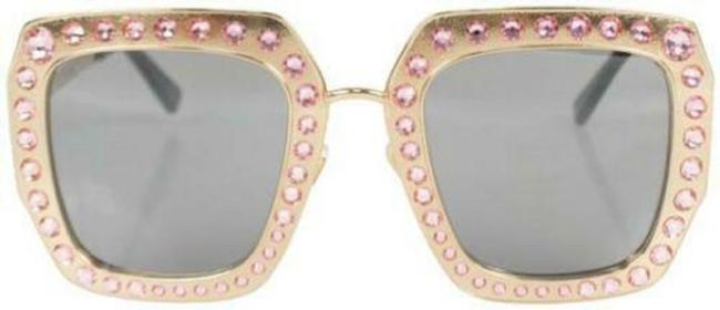 Gucci Gold Gg0115s 003 Square Sunglasses