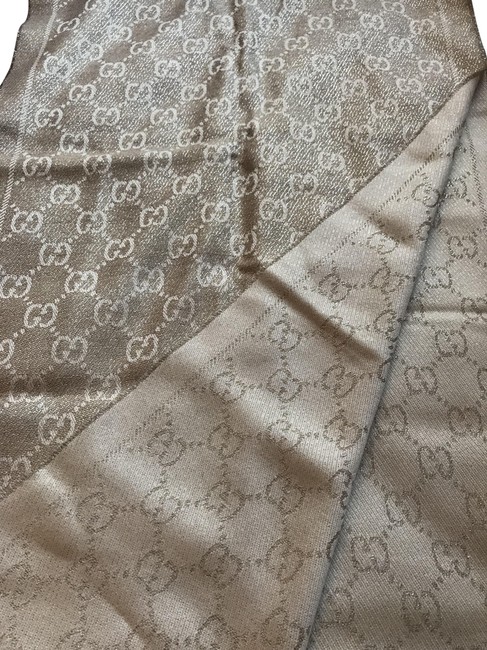 Gucci Gold Rare Holiday Edition Scarf Wrap