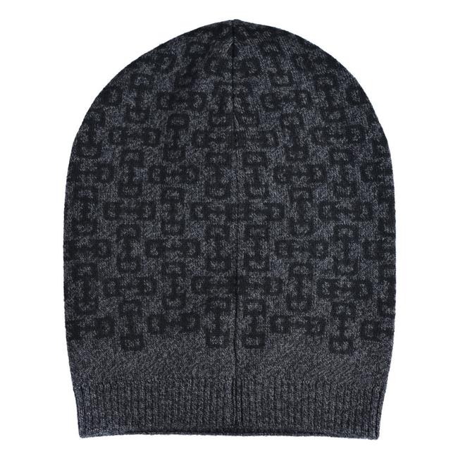 Gucci Gray Black Unisex Multi color Wool Beanie One Hat