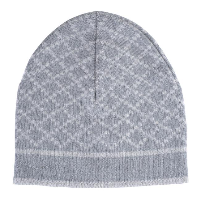 Gucci Gray White Unisex Multi color Wool Beanie One Hat