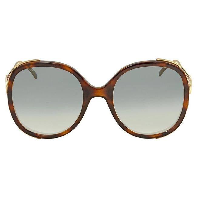 Gucci Grey Gradient Havana Elegant Ladies Sunglasses