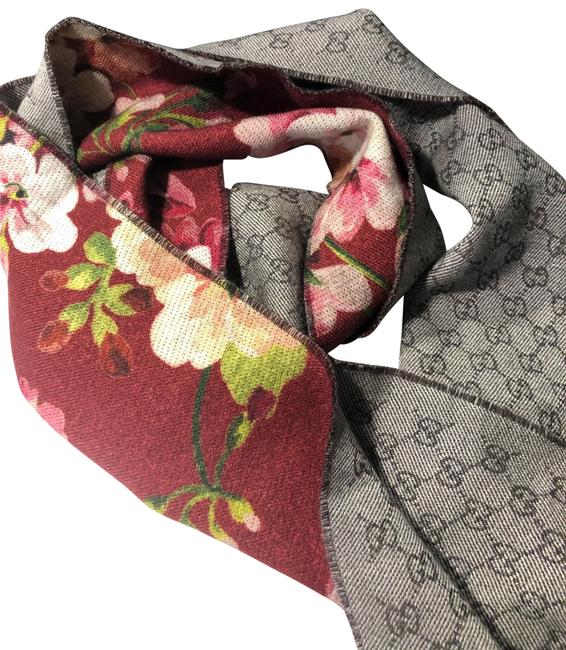 Gucci Grey Miniorophin Scarf Wrap