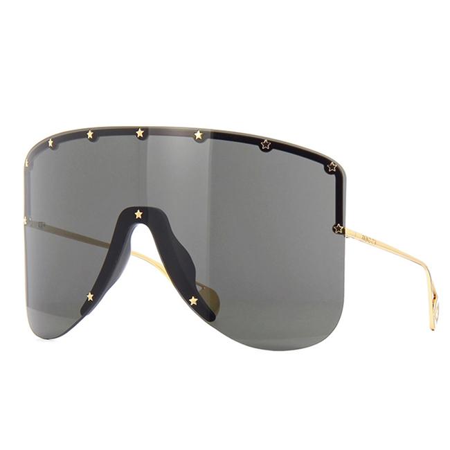 Gucci Grey Gold 001 New Fashion Inspired Gg0541s 001 Grey Gold Sunglasses