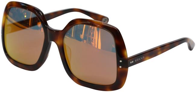Gucci Havana Orange 004 Gg0625s Tortoise Square Sunglasses