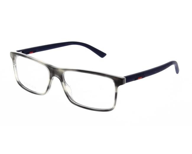 Gucci Havana Tortoise 007 Web Gg0424o Transparent Sunglasses