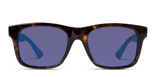 Gucci Havanna Brown Gg0008s 003 New Sunglasses