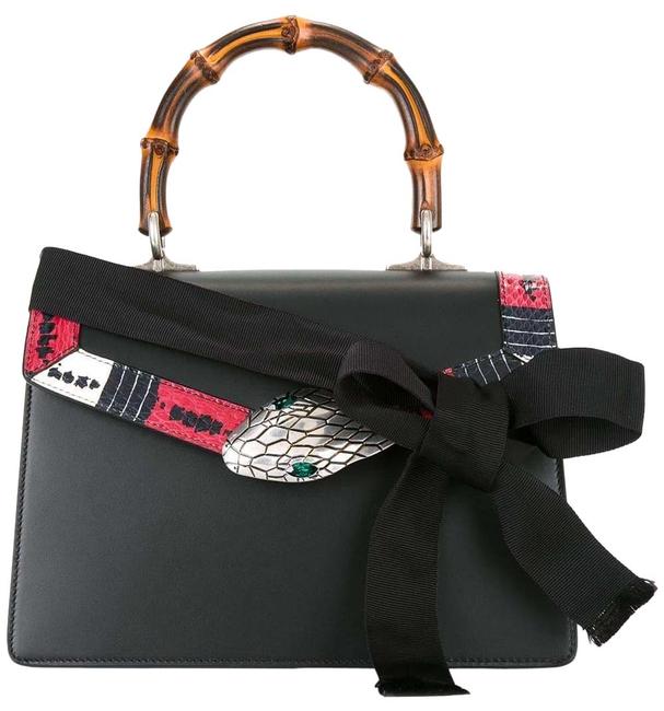 Gucci Top Handle Lilith Medium Black Leather Tote