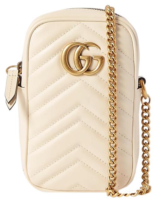 Gucci Marmont Gg Quilted Leather Shoulder Bag