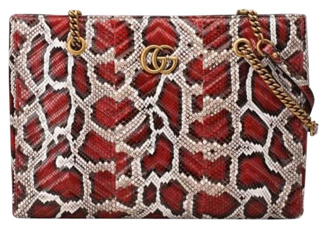 Gucci Marmont Python Tote