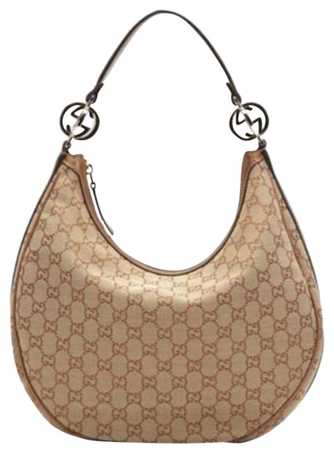 Gucci Metallic Gg Twins Gold Hobo Bag