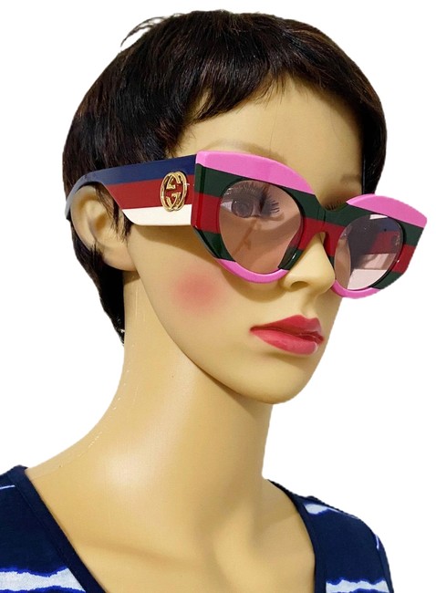 Gucci Multicoloured Gg0275s 53mm Cat Eye Sunglasses