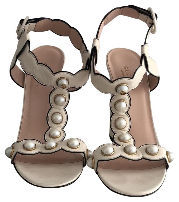 Gucci Mystic White Malaga Kid Sandals 