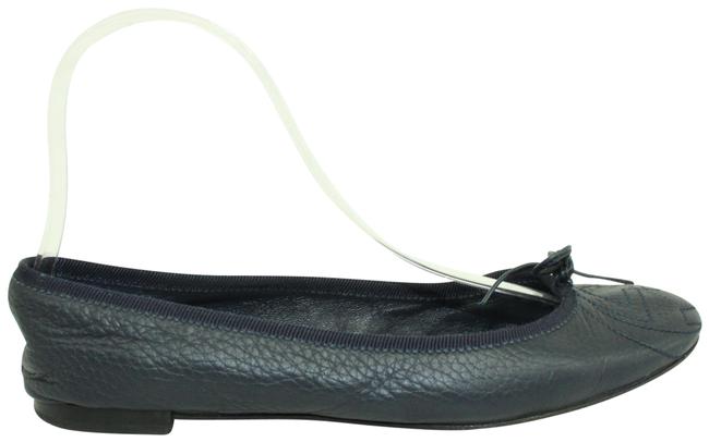 Gucci Navy Blue Ballerinas Flats