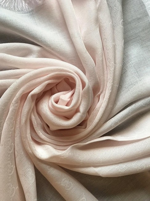 Gucci Soft Pink 90x90cm 100%cotton Scarf Wrap