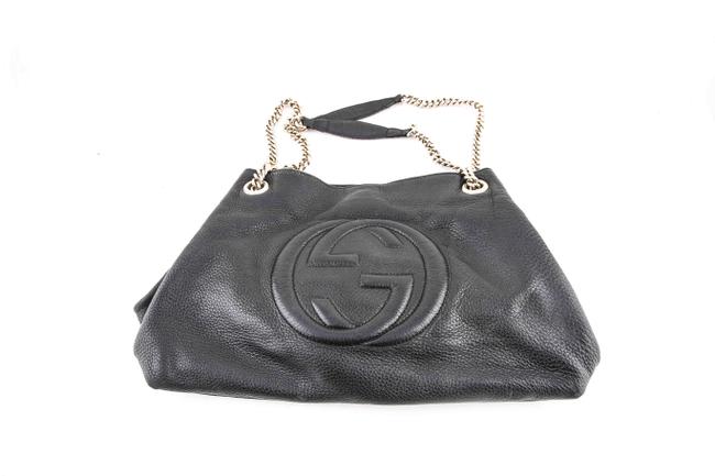 Gucci Soho Black Leather Tote
